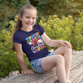 Colorful Kindergarten Class Of 2026 T-Shirt