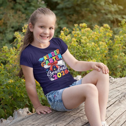 Colorful Kindergarten Class Of 2026 T-Shirt