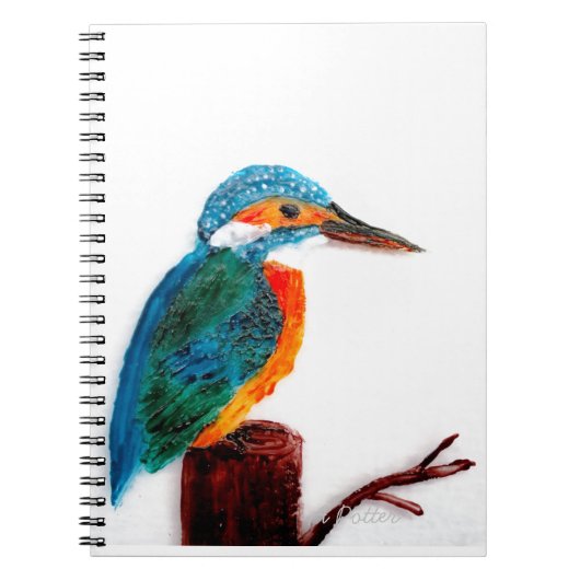 Colorful KIngfisher Bird Notitieboek (Voorkant)