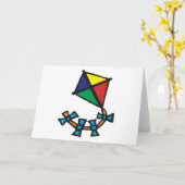 Colorful Kite Kaart (Gele Bloem)