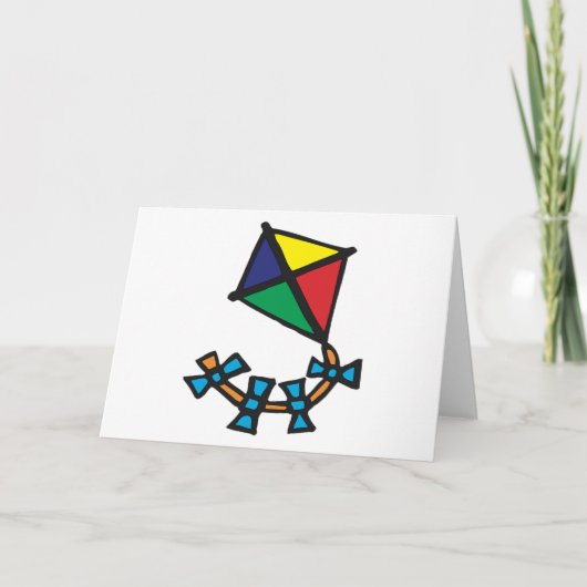 Colorful Kite Kaart (Voorkant)