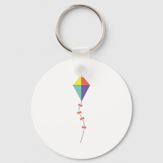 Colorful Kite Sleutelhanger (Voorkant)