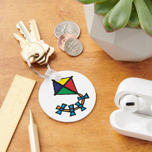 Colorful Kite Sleutelhanger