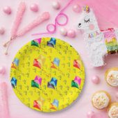 Colorful Kites festival Papieren Bordje (Feest)