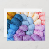 Colorful Knitting Yarn Balls Briefkaart (Voorkant / Achterkant)