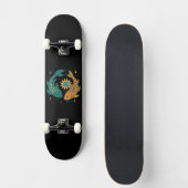 Colorful Koi Unisex Skateboard (Voorkant)