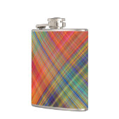 Colorful Kriss Kross Pattern Plaid Heupfles (Links)