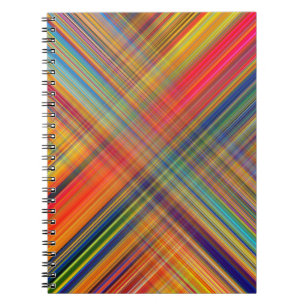 Colorful Kriss Kross Pattern Pset Notitieboek
