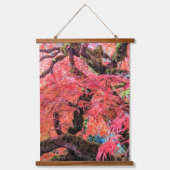 Colorful Laceleaf Japanese Maple Tree Hangend Wandkleed (Voorkant)
