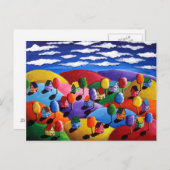 Colorful Landscape Post Card Briefkaart (Voorkant / Achterkant)