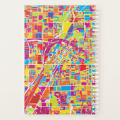 Colorful Las Vegas, Nevada Map Planner (Achterkant)