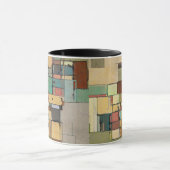 Colorful Lattice Abstract Art Ringer Mok (Midden)