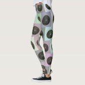Colorful Lawn Bowls Block Art, Leggings (Links)