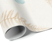 Colorful Leaf Floral Pattern Cadeaupapier (Rol Hoek)