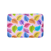 Colorful Leaf Pattern Badmat (Voorkant)