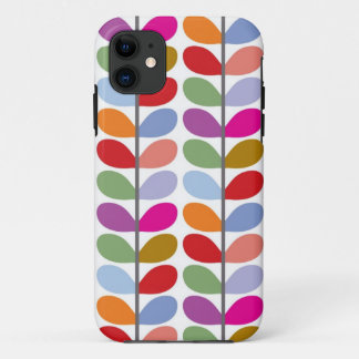 Colorful Leaf Pattern iPhone 11 Hoesje