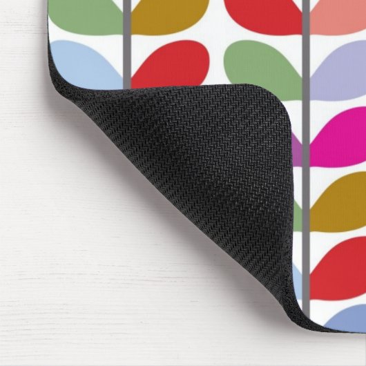 Colorful Leaf Pattern Muismat (Hoek)