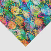 Colorful Leafs Tissuepapier (Detail)