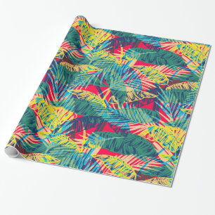 Colorful Leaves Pattern Cadeaupapier