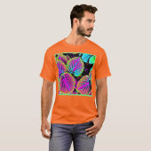 Colorful Leaves Pattern T-shirt (Voorkant volledig)