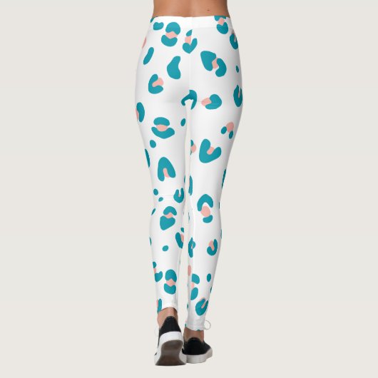 Colorful Leopard Pattern Leggings (Achterkant)