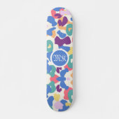 Colorful Leopard Pattern Skateboard (Voorkant)