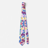 Colorful Leopard Pattern Stropdas (Voorkant)