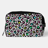 Colorful Leopard Pattern Toilettasje (Achterkant)