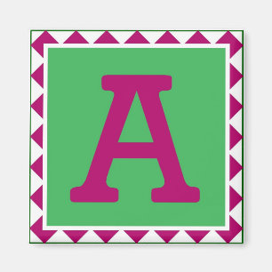 Colorful Letter "A" - Magnet Magneet