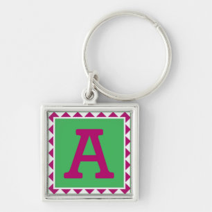 Colorful Letter "A" - Sleutelhanger