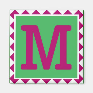 Colorful Letter 'M' - Magnet Magneet