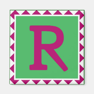 Colorful Letter 'R' - Magnet Magneet