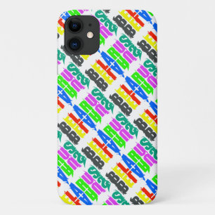 Colorful Letters л а р с Wit-Rusland БTelefoon 11  iPhone 11 Hoesje