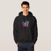 Colorful Lhasa Apso Dog Lhasa Apsos Hoodie (Voorkant volledig)