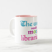 Colorful Librarian Quote Mok (Voorkant links)