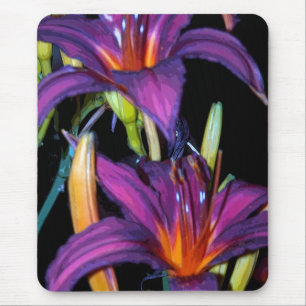 Colorful Lillies Muismat