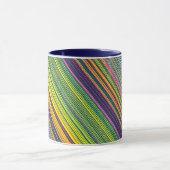 Colorful Line Pattern Coffee Mug (Centre)