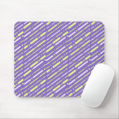 Colorful Lines Pattern Mouse Pad Muismat (Met muis)