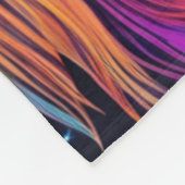 Colorful Lion Fleece Deken (Hoek)