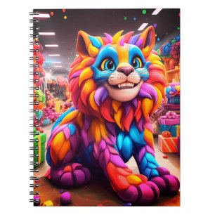 Colorful Lion Notitieboek