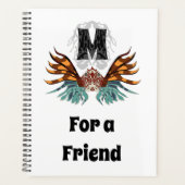 Colorful Lionfish Monogram Planner (Voorkant)