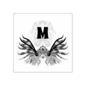 Colorful Lionfish Monogram Rubberstempel (Afrduk)