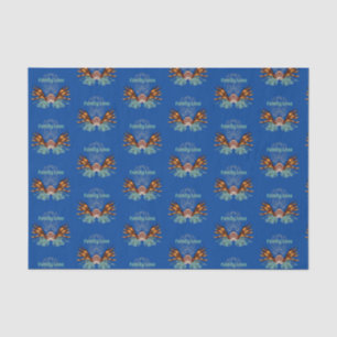 Colorful Lionfish Monogram Tissuepapier