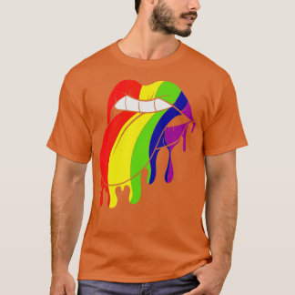 Colorful Lips LGBT T-shirt