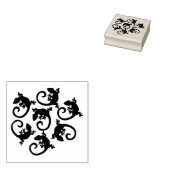 Colorful Lizards Rubberstempel (Gestempeld)