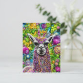 Colorful Llama-Briefkaart Briefkaart (Staand voorkant)