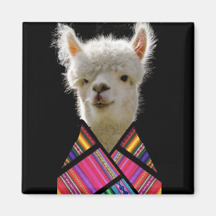 Colorful Llama Magneet