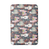 Colorful Llamas Pattern Badmat (Voorkant Verticaal)