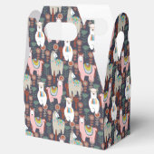 Colorful Llamas Pattern Bedankdoosjes (Geopend)