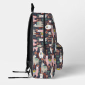 Colorful Llamas Pattern Bedrukte Rugzak (Links)
